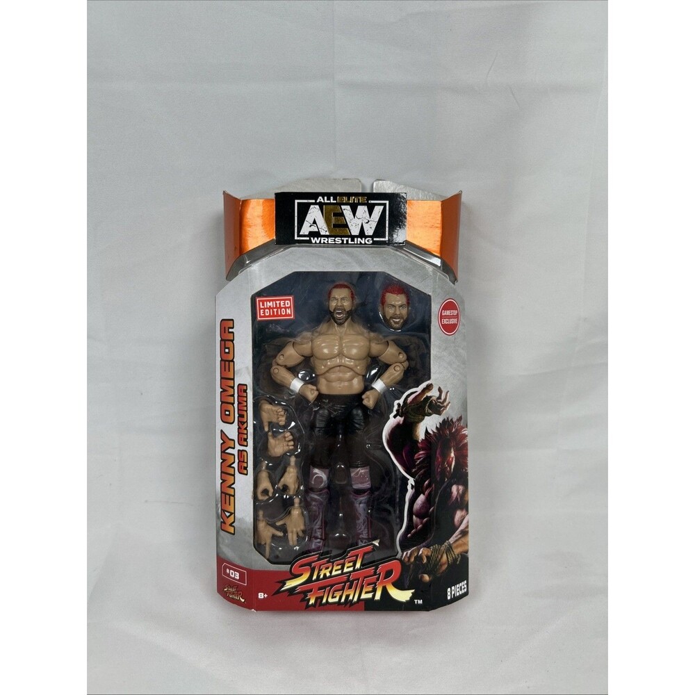 AEW All Elite Wrestling Street Fighter KENNY OMEGA as AKUMA 03 Unrivaled NEW